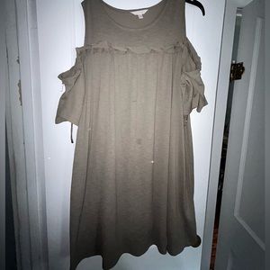 Plus size green dress